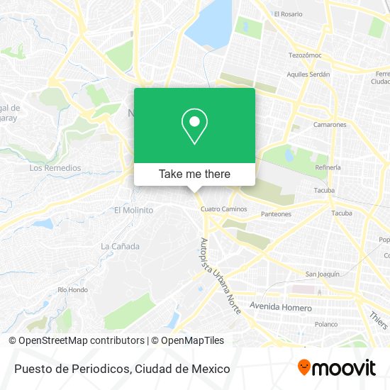 Puesto de Periodicos map