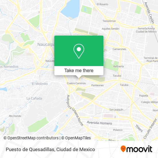 Puesto de Quesadillas map