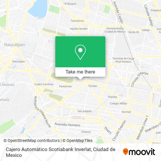 Cajero Automático Scotiabank Inverlat map