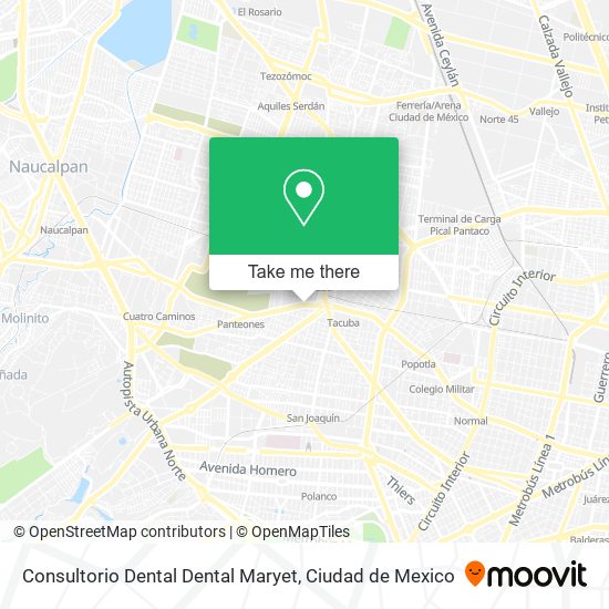 Consultorio Dental Dental Maryet map