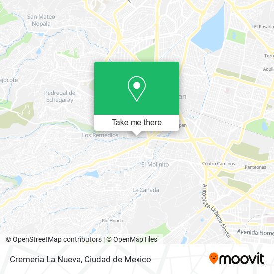 Mapa de Cremeria La Nueva