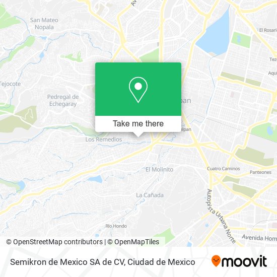 Semikron de Mexico SA de CV map