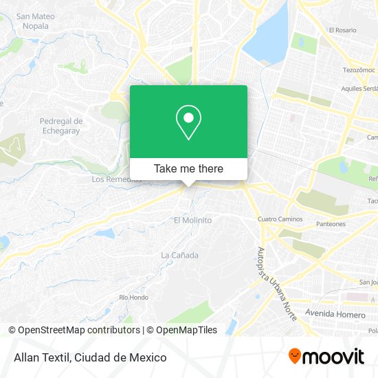Mapa de Allan Textil
