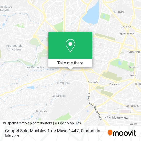 Coppel Solo Muebles 1 de Mayo 1447 map