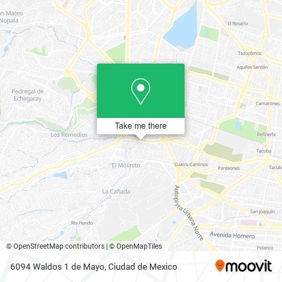 6094 Waldos 1 de Mayo map