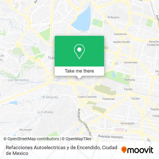 Refacciones Autoelectricas y de Encendido map