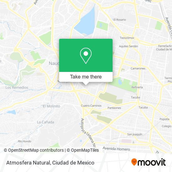 Atmosfera Natural map