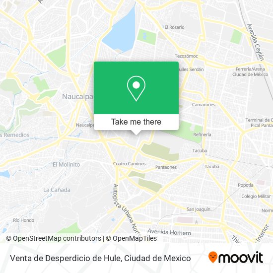 Venta de Desperdicio de Hule map