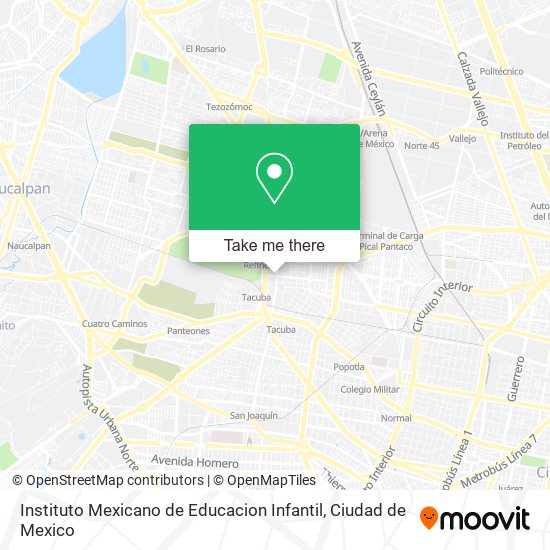 Mapa de Instituto Mexicano de Educacion Infantil