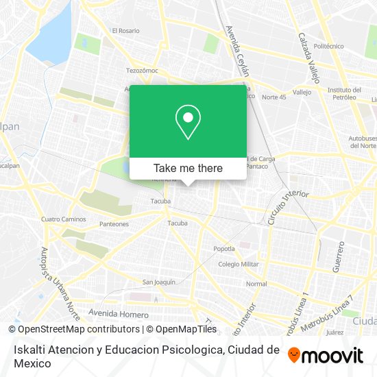 Iskalti Atencion y Educacion Psicologica map