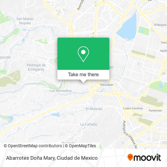 Mapa de Abarrotes Doña Mary