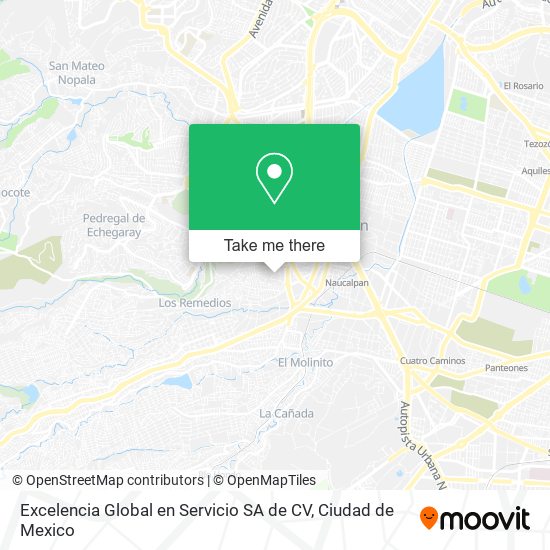 Mapa de Excelencia Global en Servicio SA de CV