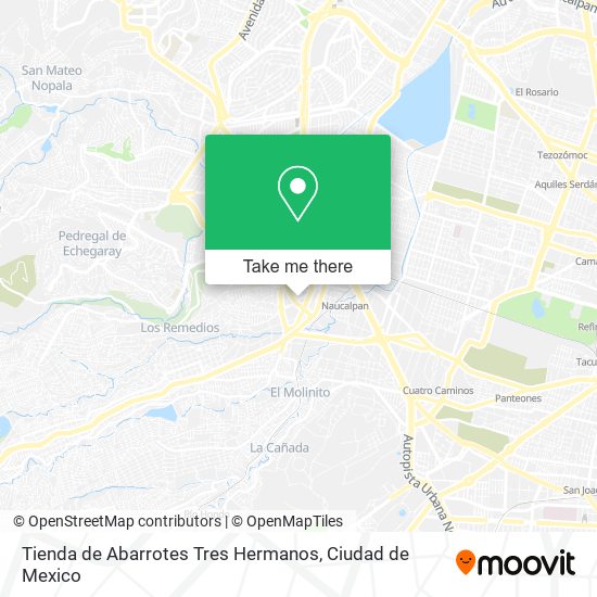 Tienda de Abarrotes Tres Hermanos map