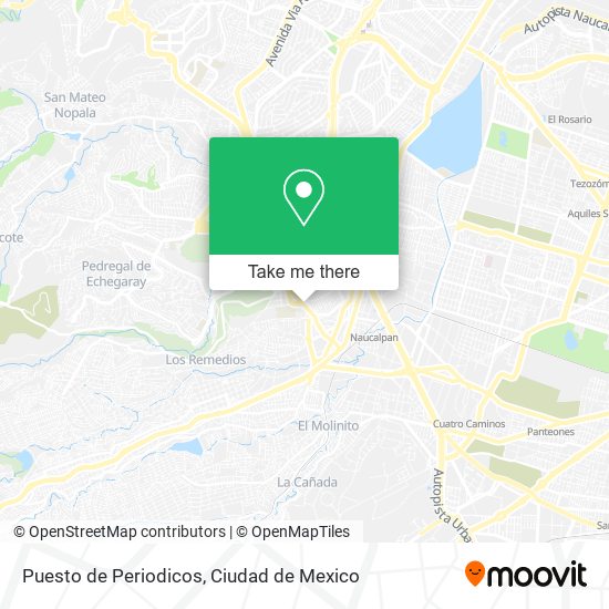 Puesto de Periodicos map