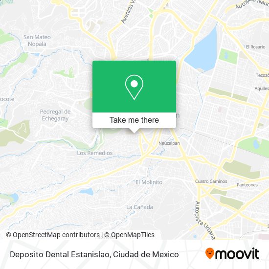 Mapa de Deposito Dental Estanislao