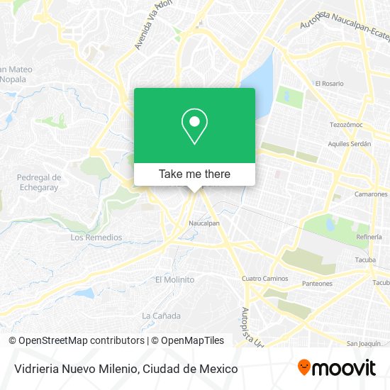 Vidrieria Nuevo Milenio map