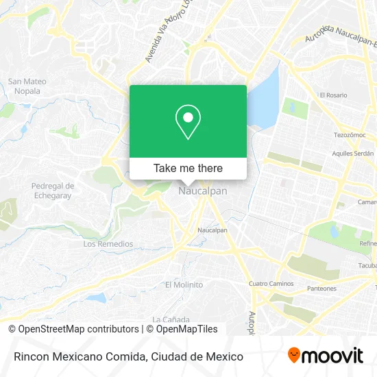 Rincon Mexicano Comida map