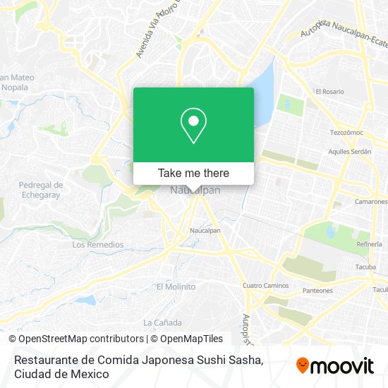 Restaurante de Comida Japonesa Sushi Sasha map