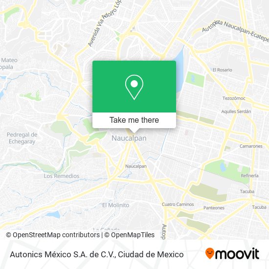 Autonics México S.A. de C.V. map