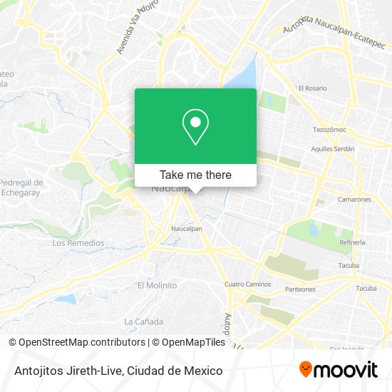 Antojitos Jireth-Live map