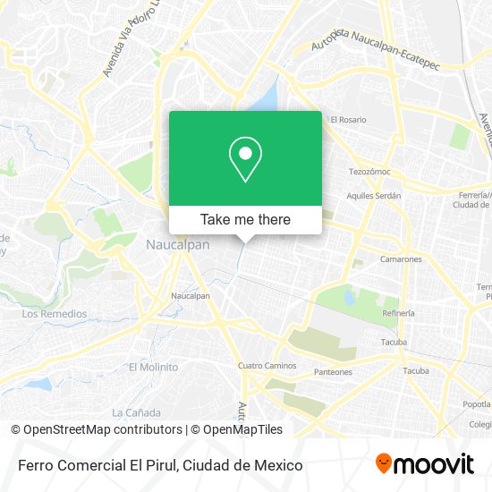 Ferro Comercial El Pirul map