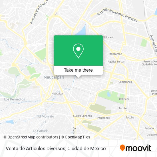 Venta de Articulos Diversos map