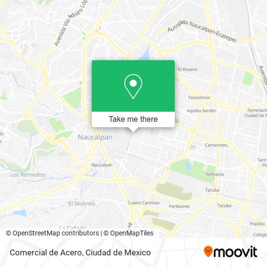 Mapa de Comercial de Acero