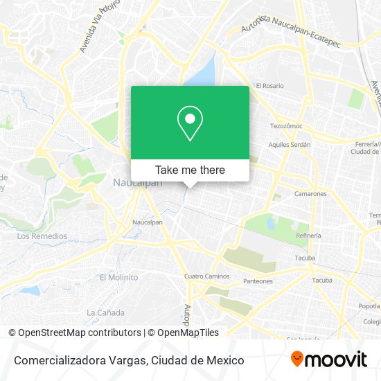 Comercializadora Vargas map