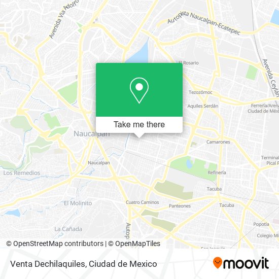 Mapa de Venta Dechilaquiles