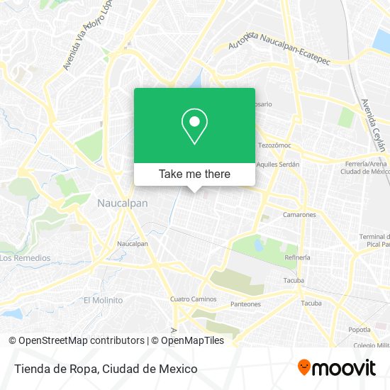 Tienda de Ropa map