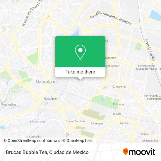 Brucas Bubble Tea map