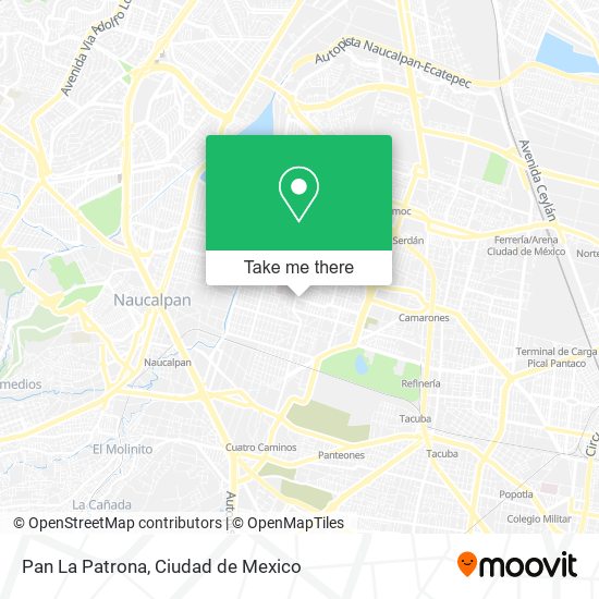 Pan La Patrona map