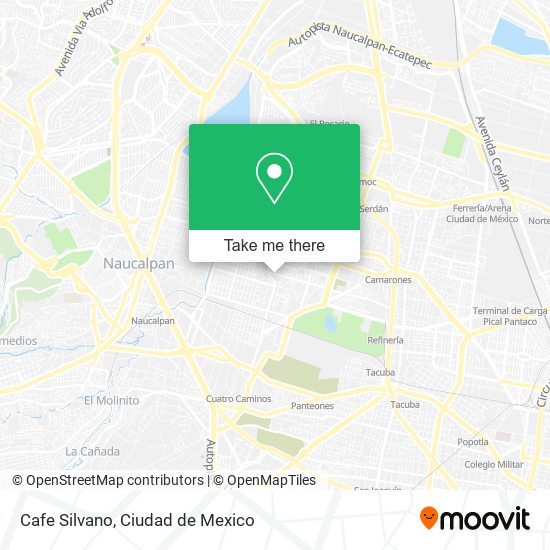 Cafe Silvano map