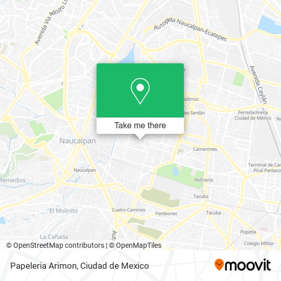 Mapa de Papeleria Arimon