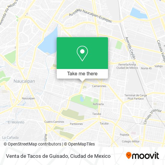 Venta de Tacos de Guisado map