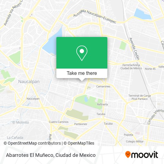 Abarrotes El Muñeco map