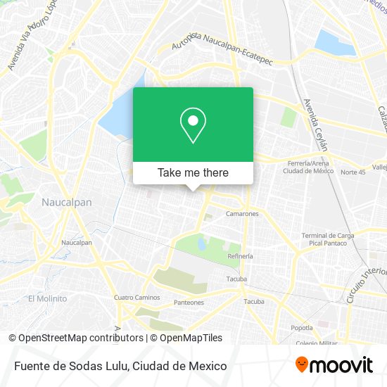 Fuente de Sodas Lulu map