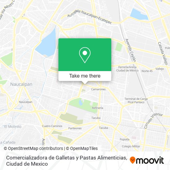 Comercializadora de Galletas y Pastas Alimenticias map