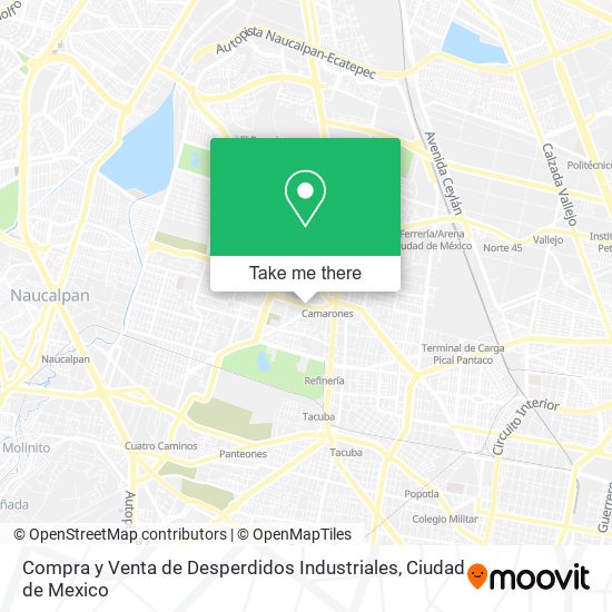 Compra y Venta de Desperdidos Industriales map