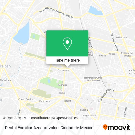 Dental Familiar Azcapotzalco map