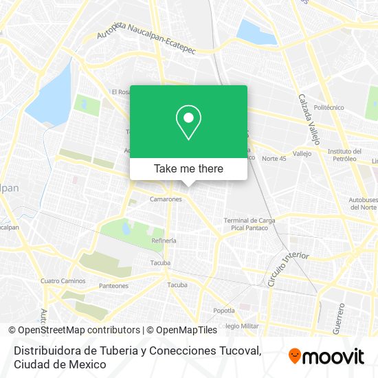 Distribuidora de Tuberia y Conecciones Tucoval map