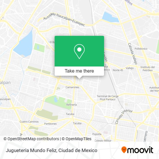 Mapa de Jugueteria Mundo Feliz