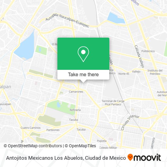Antojitos Mexicanos Los Abuelos map