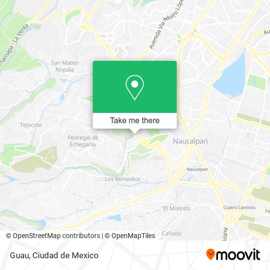 Mapa de Guau