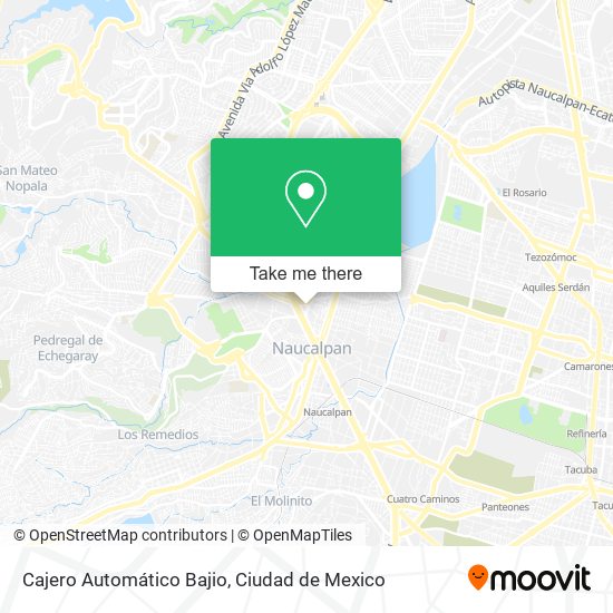 Cajero Automático Bajio map