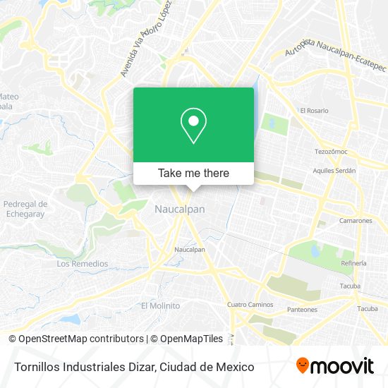 Tornillos Industriales Dizar map