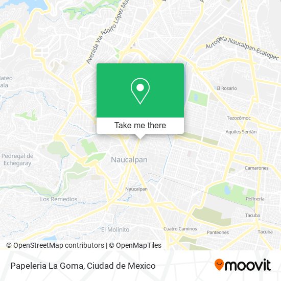 Papeleria La Goma map