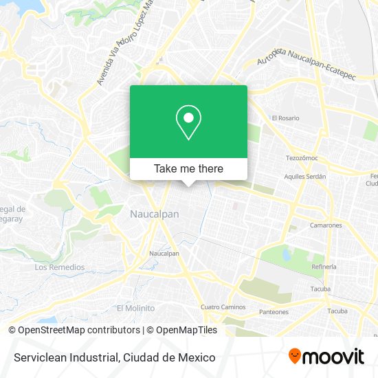 Mapa de Serviclean Industrial