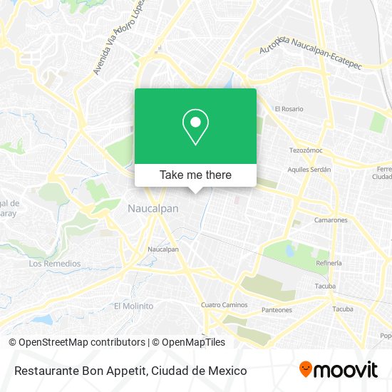 Restaurante Bon Appetit map