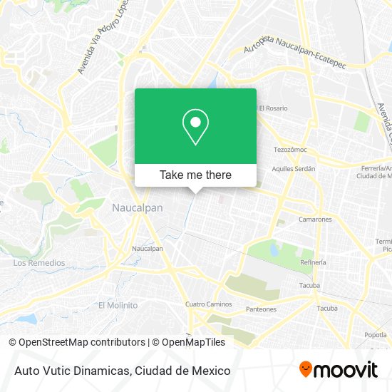 Auto Vutic Dinamicas map